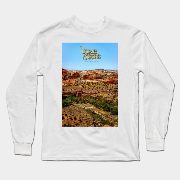 Utah State Route 12 Scenic Drive Long Sleeve T-Shirt by Gestalt Imagery